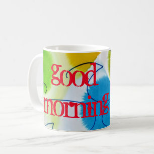 Eleganter Guten Morgen Kaffee Tasse
