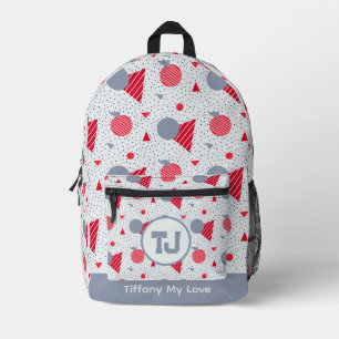 Eleganter Gym Sporty-Rucksack Bedruckter Rucksack