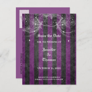 Eleganter Halbzeitgedanke speichern Sie das Datum  Ankündigungspostkarte