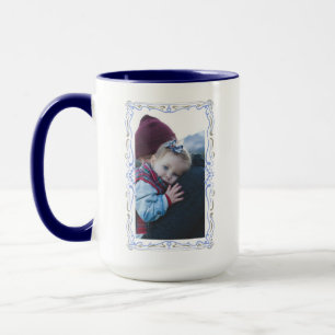 Eleganter handgezeichneter Rahmen, benutzerdefinie Tasse