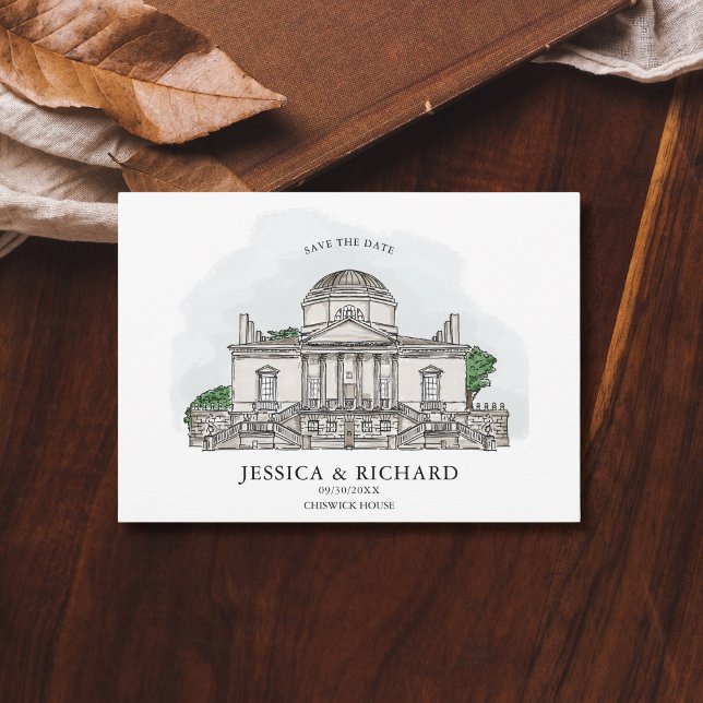 Eleganter handgezeichneter Veranstaltungsort Einladung (Von Creator hochgeladen)