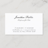 Eleganter Handskripttext Minimalistisch Modern ein