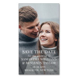 Eleganter Haushalt 25/$10 Speichern Sie die Datums Magnetische Visitenkarte