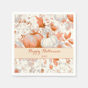 Eleganter Herbst-Chinoiserie-Halloween  Serviette