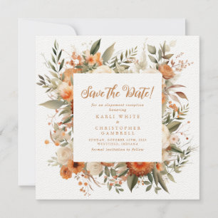 Eleganter Herbst-Empfang Save the Date
