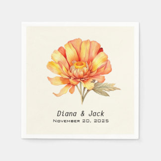 Eleganter Herbst Serviette