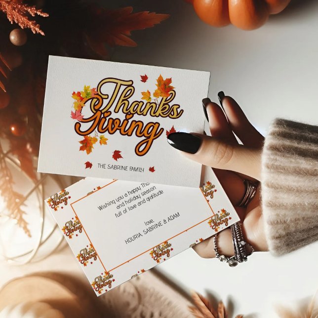 Eleganter Herbstfall aus Erntedank Postkarte (Von Creator hochgeladen)
