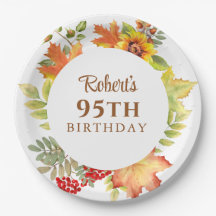 Eleganter Herbstflor 95. Geburtstag