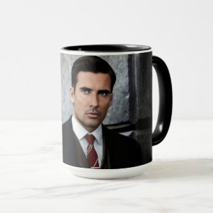 Eleganter Herr Tasse