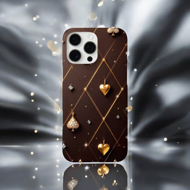 Eleganter Herz- und Diamantenschützer Case-Mate iPhone Hülle (Von Creator hochgeladen)