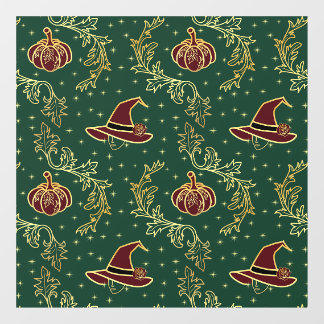 Eleganter Hexen-Whimsigoth-Halloween Fensteraufkleber
