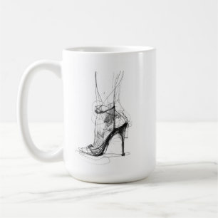 Eleganter High Heel Foot - femininer Stil Kaffeetasse