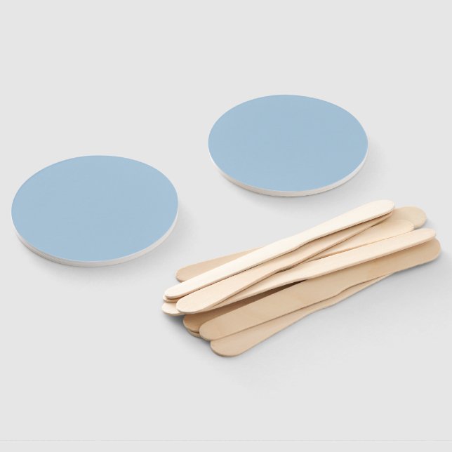 Eleganter Himmelblauer  Fächer (Non-assembled)