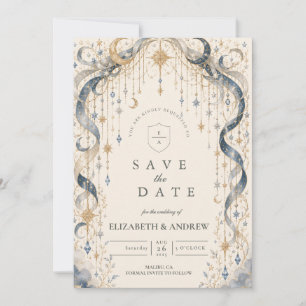 Eleganter Himmelhochzeitsbogen Save The Date