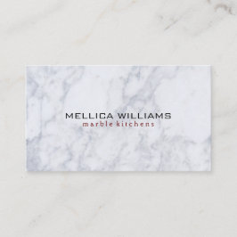 Eleganter Hintergrund aus weißem Marmor Visitenkarte