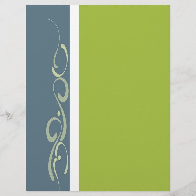 Eleganter Hintergrund für den leeren Flyer (Vorne)