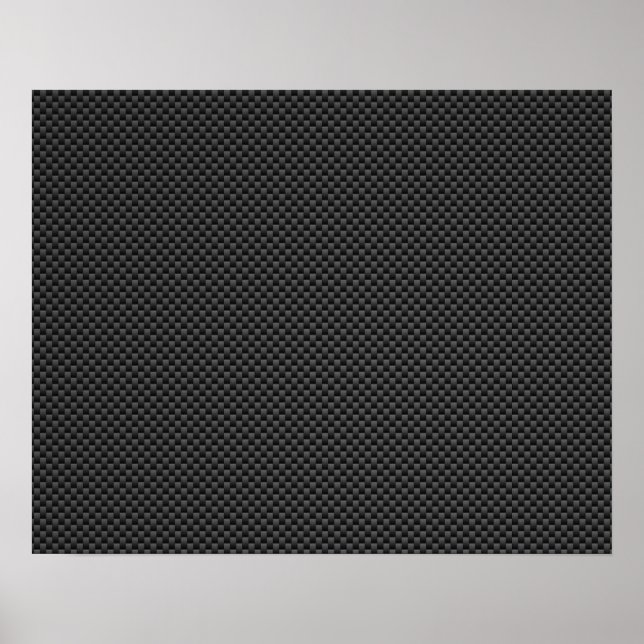 Eleganter Hintergrund für die Carbon Fibre Print Poster (Vorne)
