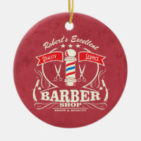 Eleganter Hipster Barber Hair Stylist Haircut