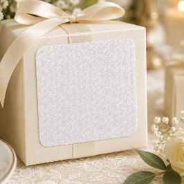 Eleganter Hochzeit-Danke-Aufkleber mit Spitze Einladung