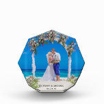Eleganter Hochzeitsheim-Foto-Foto Fotoblock<br><div class="desc">Hochzeitshöhe und Foto</div>