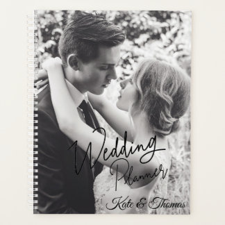 Eleganter Hochzeitsplaner mit individuellem Foto Planer