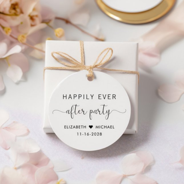 Eleganter Hochzeitstag Empfang nach dem Party Viel Geschenkanhänger (Von Creator hochgeladen)