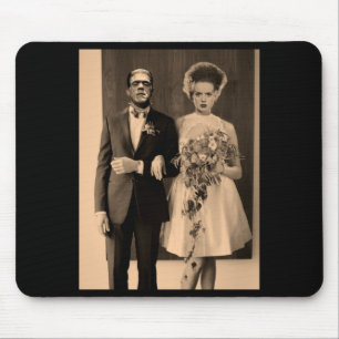 Eleganter Hochzeitstag - Monster Halloween-Auftrit Mousepad