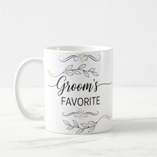 Eleganter Hochzeitstassen-Script-Becher für den Li Kaffeetasse