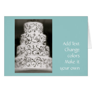 Eleganter Hochzeitstorte