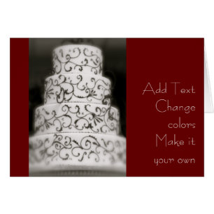 Eleganter Hochzeitstorte