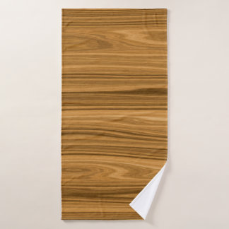 Eleganter Holzkornstil Badehandtuch