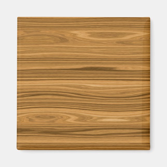 Eleganter Holzkornstil Magnet (Vorne)