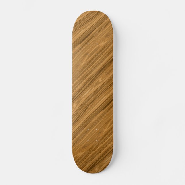 Eleganter Holzkornstil Skateboard (Vorderseite)