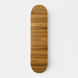 Eleganter Holzkornstil Skateboard