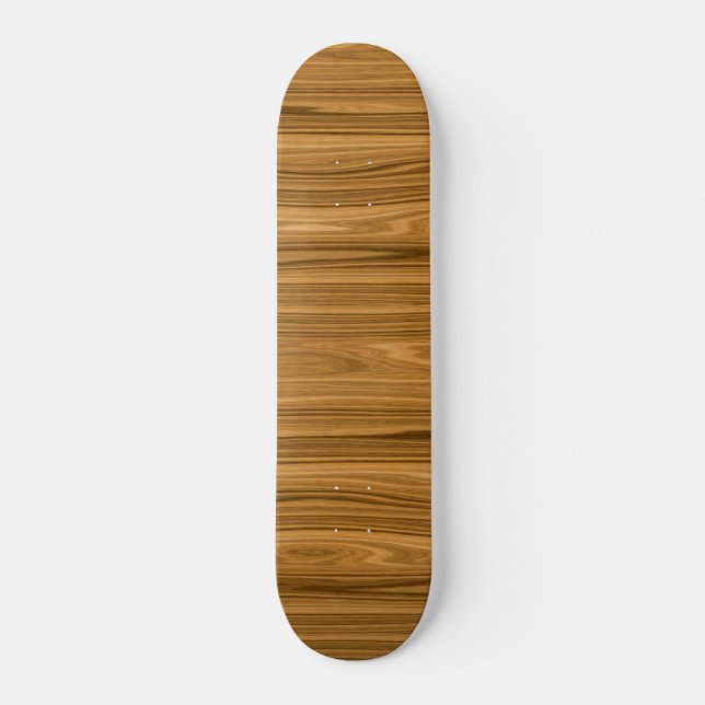 Eleganter Holzkornstil Skateboard (Vorne)