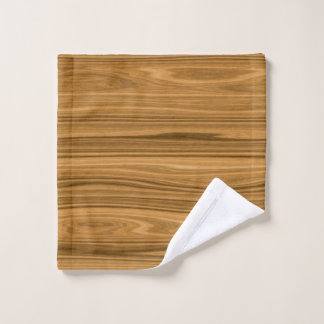 Eleganter Holzkornstil Waschlappen