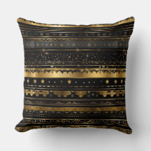 Eleganter, horizontal gestreifter Schwarz-Gold-Str