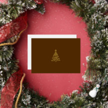 Eleganter horizontaler Weihnachtsbaum