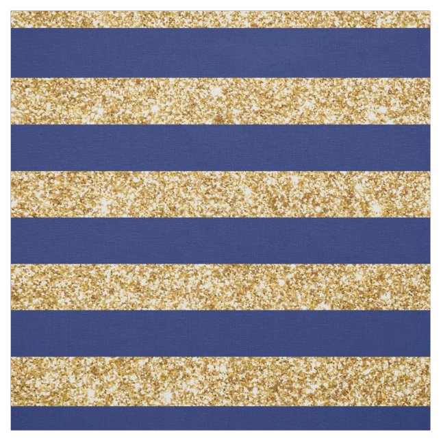 Eleganter Imitat-GoldGlitzer und blauer Stoff (Muster)