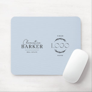 Eleganter Immobilienmakler mit individuellem Logo  Mousepad