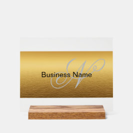Eleganter Individuelle Name Acrylschild