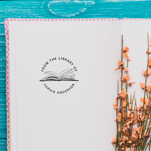 Eleganter Individuelle Name aus der Bibliothek des Permastempel