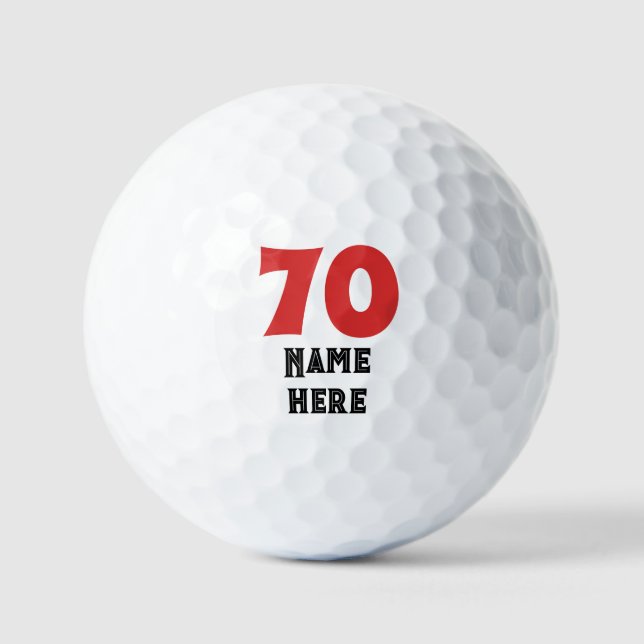 Eleganter Individuelle Name beste Granddad Golf Ba Golfball (Vorderseite)