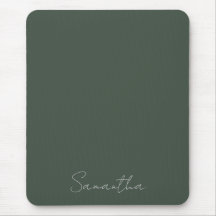 Eleganter Individuelle Name Dark Green