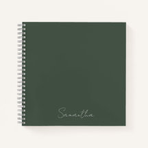 Eleganter Individuelle Name Dark Green