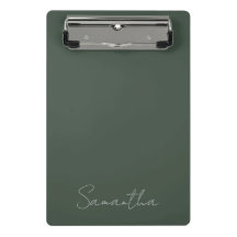 Eleganter Individuelle Name Green Blue