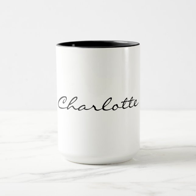 Eleganter Individuelle Name Kaffee Tasse (Zentrum)