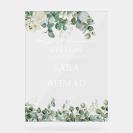 Eleganter islamischer Hochzeitseingang Acrylschild