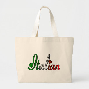 Eleganter Italiener Jumbo Stoffbeutel