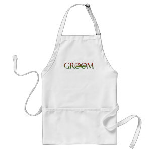 Eleganter italienischer Bräutigam Schürze